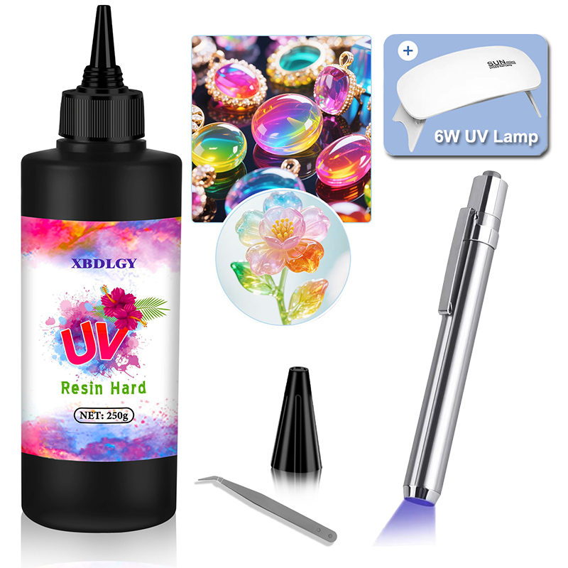 Uv Resin Clear Hard - กาวเรซิ่น UV แข็ง 200 กรัม/250 กรัม/500