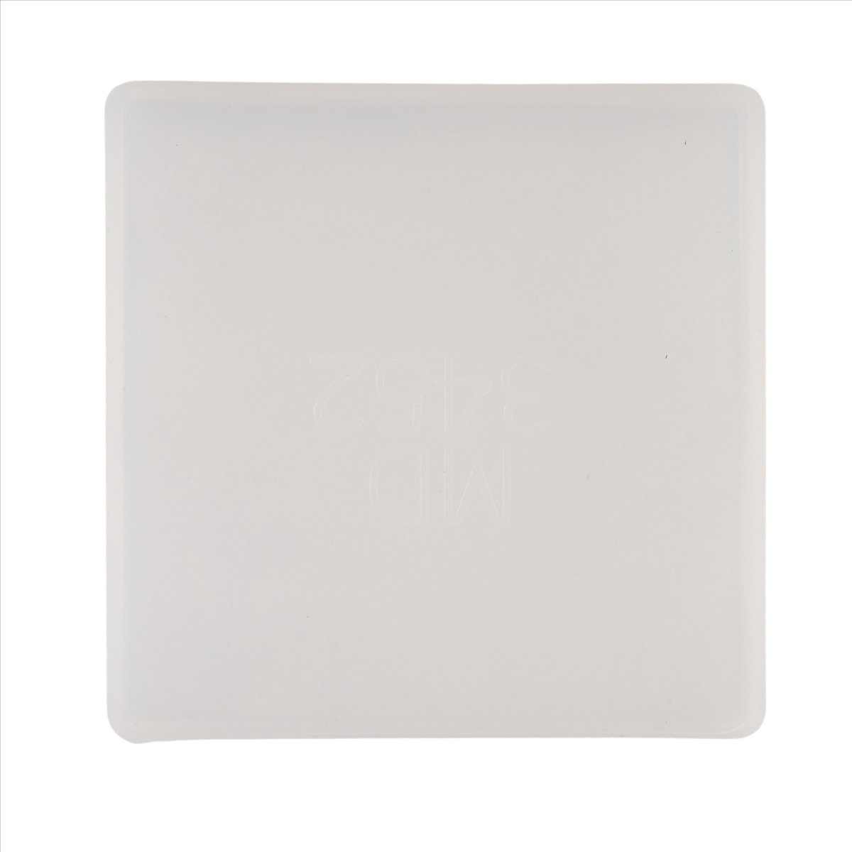 Coaster Mold Square - แม่พิมพ์ซิลิโคนสำหรับทำจานรองแก้วทรงกลมและทรงสี่เหลี่ยม 4 ชิ้น ชุดแม่พิมพ์เรซิ่นอีพ็อกซี่ UV DIY