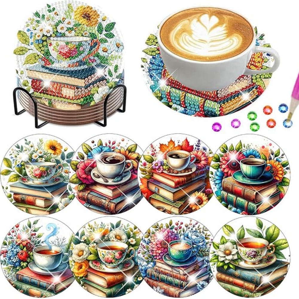 Resin Art Tray - Mandala Coaster แม่พิมพ์ซิลิโคนถาดกลมถ้วยอีพ็อกซี่เรซินแม่พิมพ์หล่อสําหรับ DIY เรซิ่นหัตถกรรมตกแต่งบ้านทําเครื่องมือ