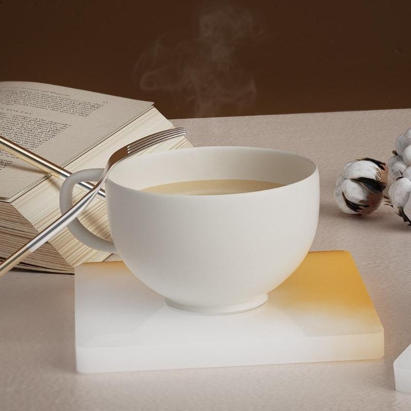 Coaster Mold Square - แม่พิมพ์ซิลิโคนอเนกประสงค์รอบ/สแควร์ แม่พิมพ์เครื่องประดับเครื่องประดับทำแม่พิมพ์