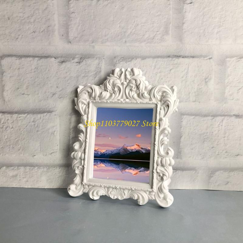 Resin Art Frame - C4DF หรูหรากรอบรูปซิลิโคนแม่พิมพ์สำหรับอีพ็อกซี่เรซิ่นพลาสเตอร์ซีเมนต์หัตถกรรม