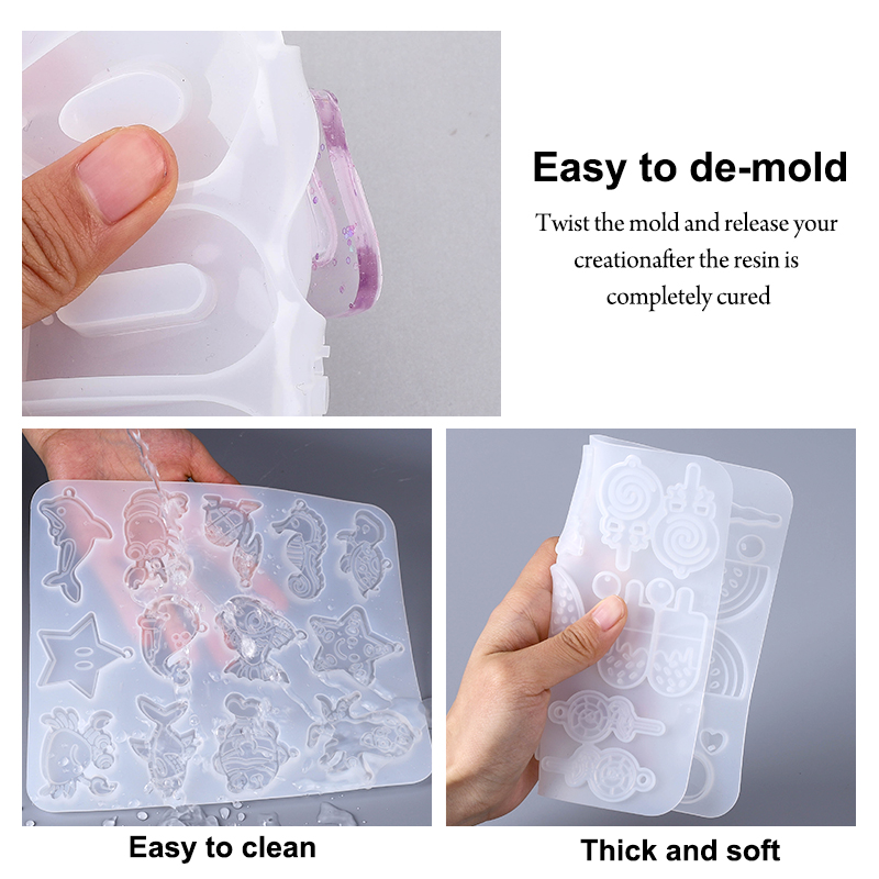 ต่างหูจี้ซิลิโคนแม่พิมพ์อีพ็อก - Resin Art Liquid บทวิจารณ์และราคา