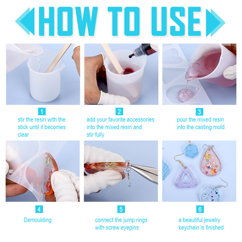 ต่างหูจี้ซิลิโคนแม่พิมพ์อีพ็อก - Resin Art Liquid บทวิจารณ์และราคา