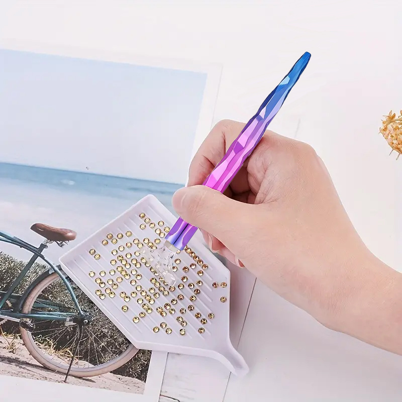 ชุดปากกาเพ้นท์เพชรไล่เฉดสีพร้อ - Resin Art Canvas บทวิจารณ์และราคา