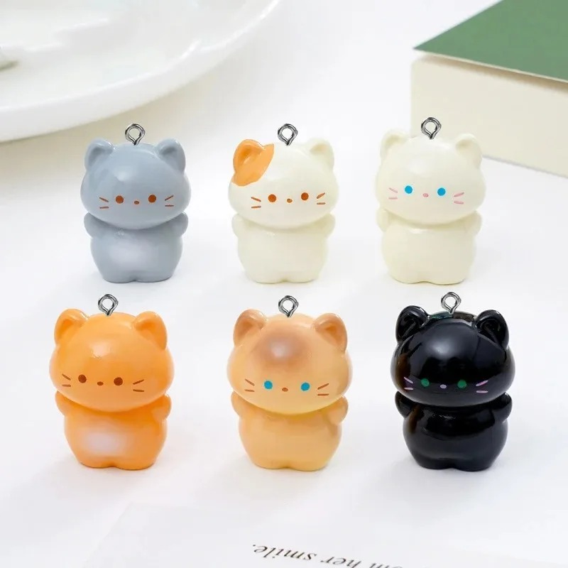 ชุด 10 ชิ้น จี้เรซินรูปแมวซิมา - Resin Art Earrings บทวิจารณ์และราคา