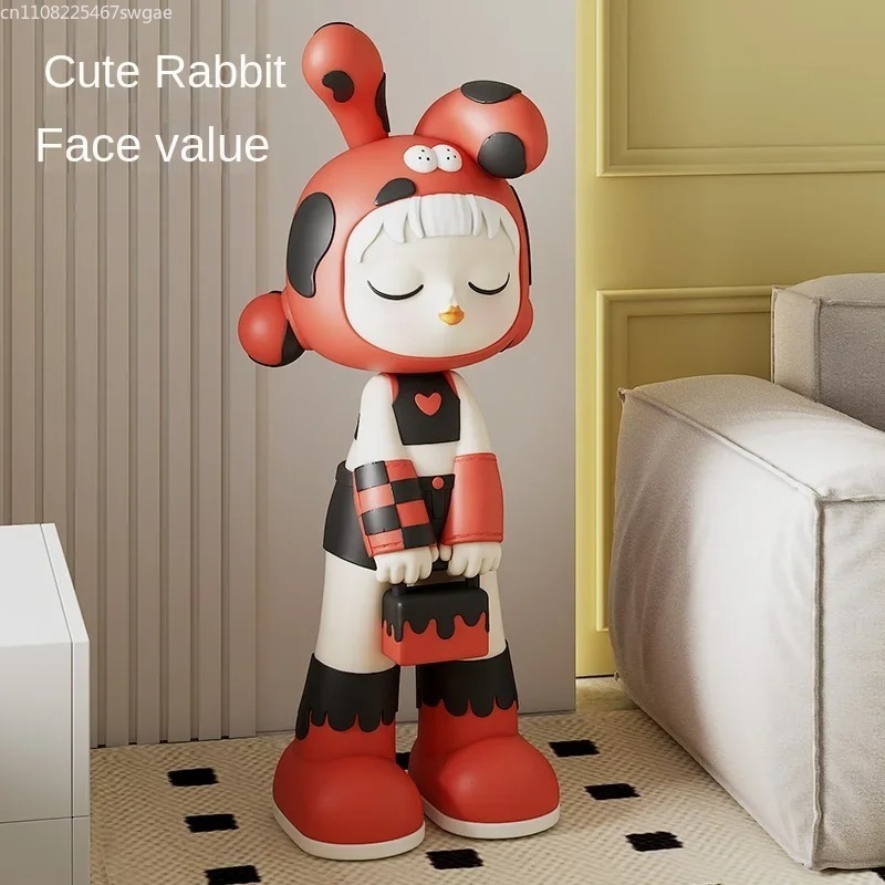 รูปปั้นการ์ตูนสาวศิลปะ โมเดลตั - Resin Art Decor บทวิจารณ์และราคา