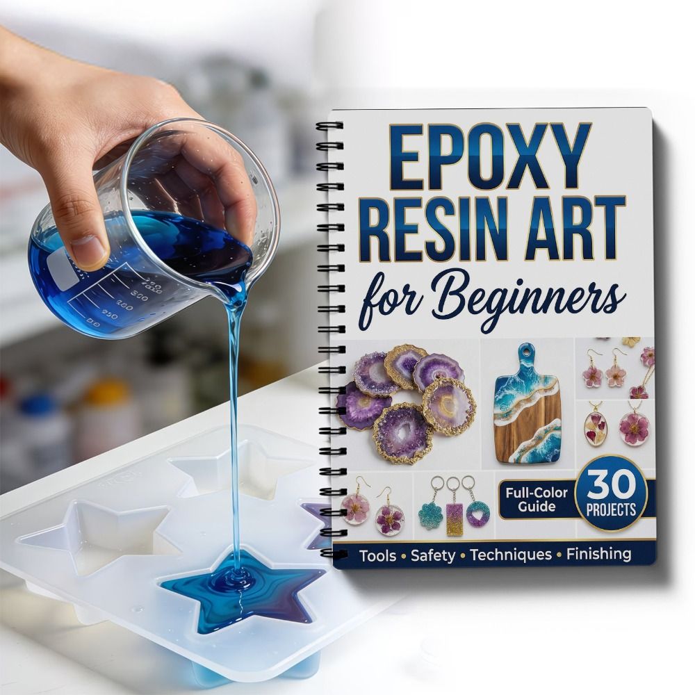 คู่มือศิลปะเรซินอีพ็อกซี่แบบที - Resin Art Tutorial บทวิจารณ์และราคา