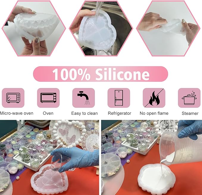 แม่พิมพ์ซิลิโคนสำหรับถาดเรซิ่น - Resin Art Tray บทวิจารณ์และราคา