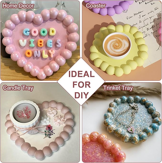 แม่พิมพ์ซิลิโคนสำหรับถาดเรซิ่น - Resin Art Tray บทวิจารณ์และราคา