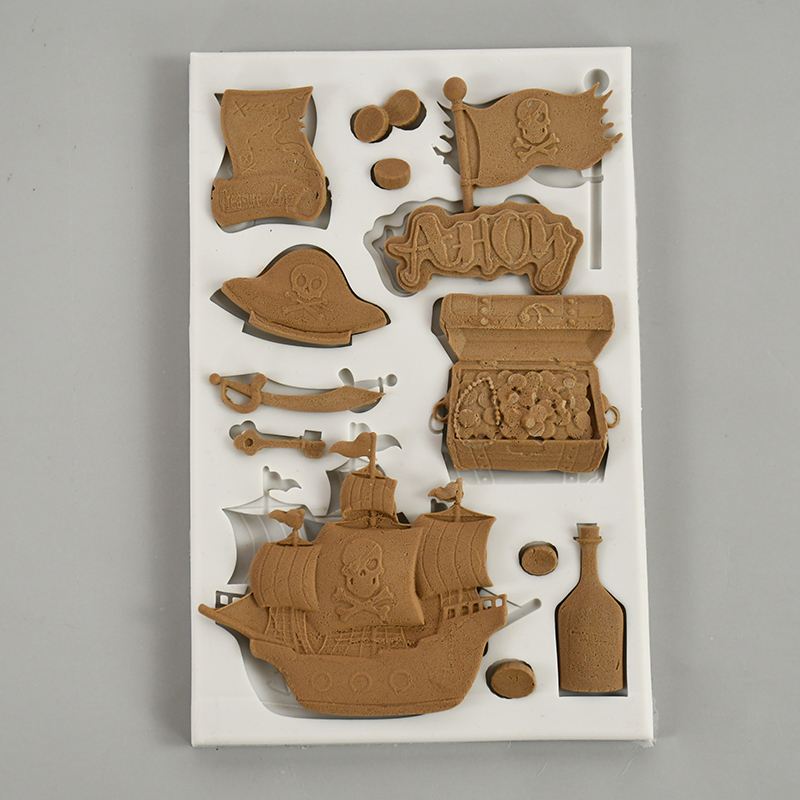 แม่พิมพ์ซิลิโคนรูปเรือโจรสลัดห - Silicone Mold Ocean บทวิจารณ์และราคา