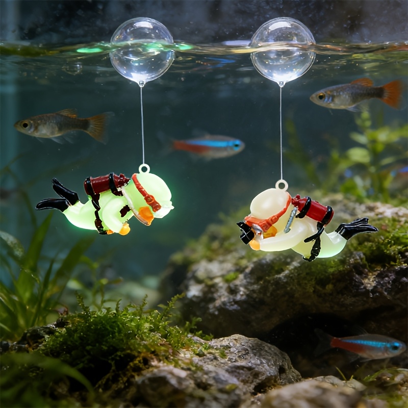 ของตกแต่งตู้ปลาเรซิ่นรูปนักดำน - Resin Art Underwater บทวิจารณ์และราคา