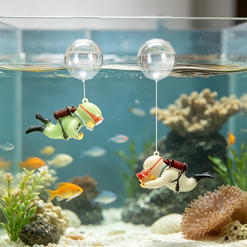 ของตกแต่งตู้ปลาเรซิ่นรูปนักดำน - Resin Art Underwater บทวิจารณ์และราคา