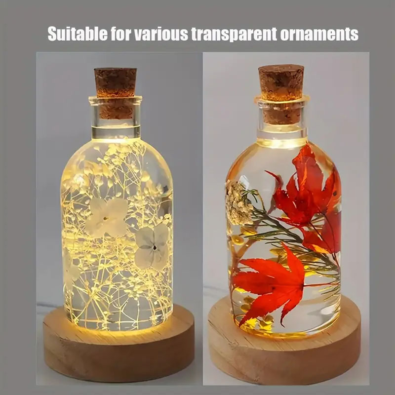 ฐานไฟ LED ทรงกลมไม้สำหรับตั้งโ - Resin Art Stand บทวิจารณ์และราคา