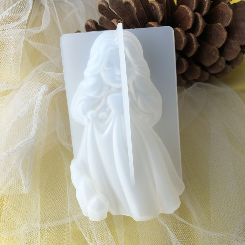 3D น่ารักเจ้าหญิงซิลิโคนเทียนแ - Silicone Mold Ocean บทวิจารณ์และราคา