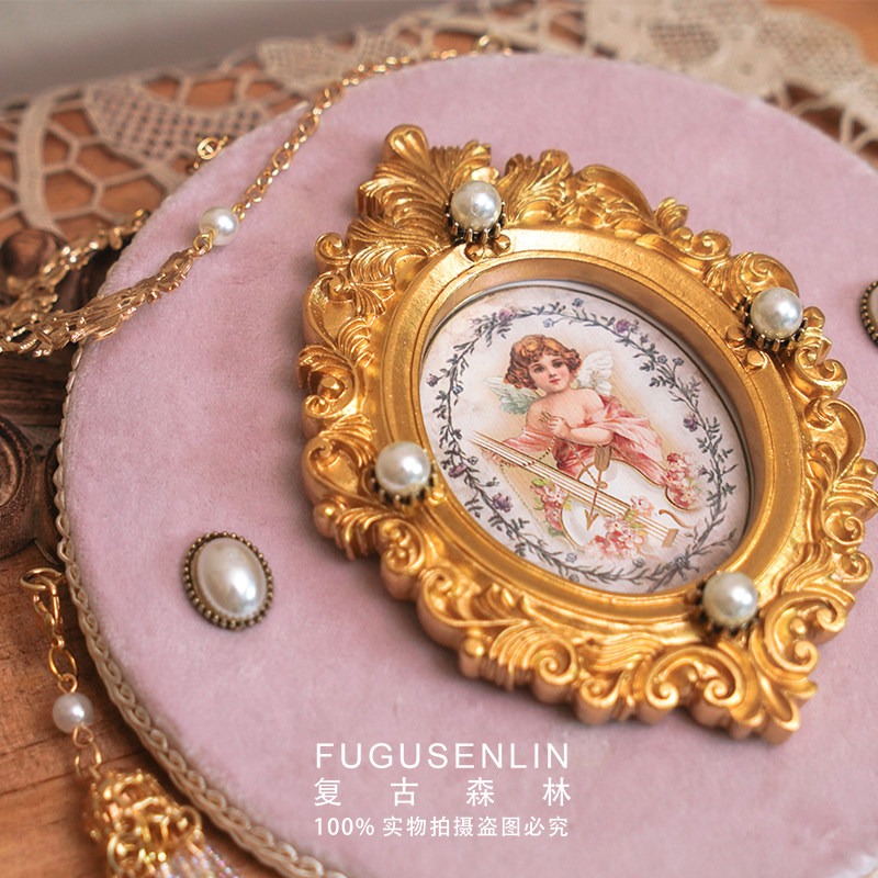 กรอบรูปกำมะหยี่สีชมพูสไตล์ยุโร - Resin Art Frame บทวิจารณ์และราคา