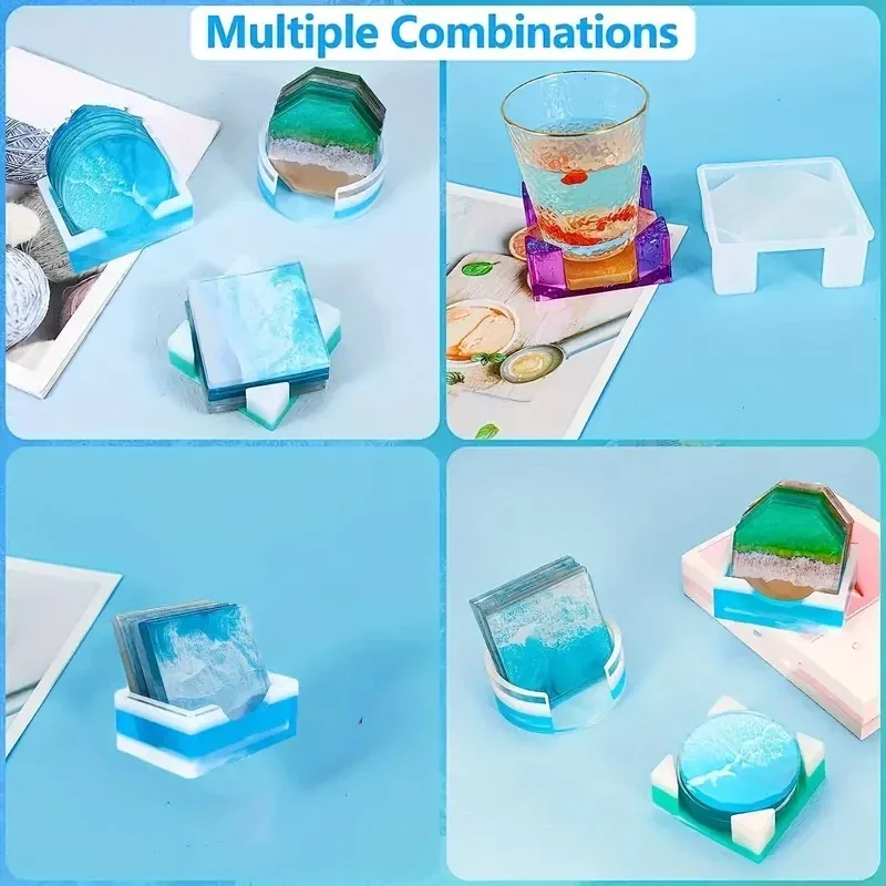 แม่พิมพ์ซิลิโคนสำหรับทำที่รองแ - Coaster Mold Square บทวิจารณ์และราคา