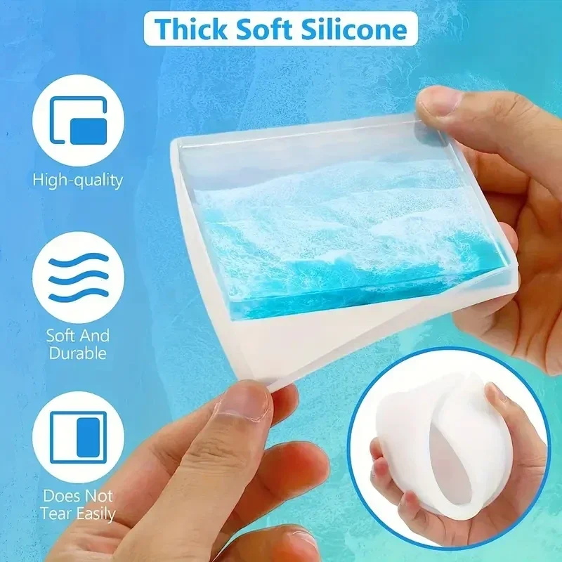 แม่พิมพ์ซิลิโคนสำหรับทำที่รองแ - Coaster Mold Square บทวิจารณ์และราคา