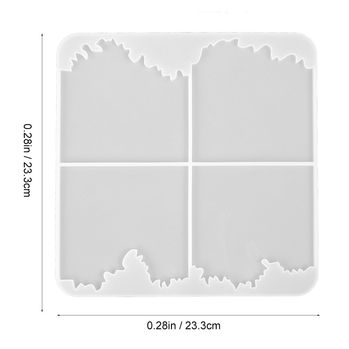 แม่พิมพ์ซิลิโคนอีพ็อกซี่คริสตั - Coaster Mold Square บทวิจารณ์และราคา