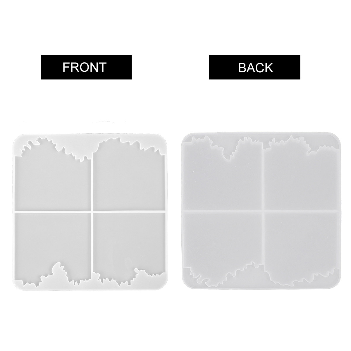 แม่พิมพ์ซิลิโคนอีพ็อกซี่คริสตั - Coaster Mold Square บทวิจารณ์และราคา