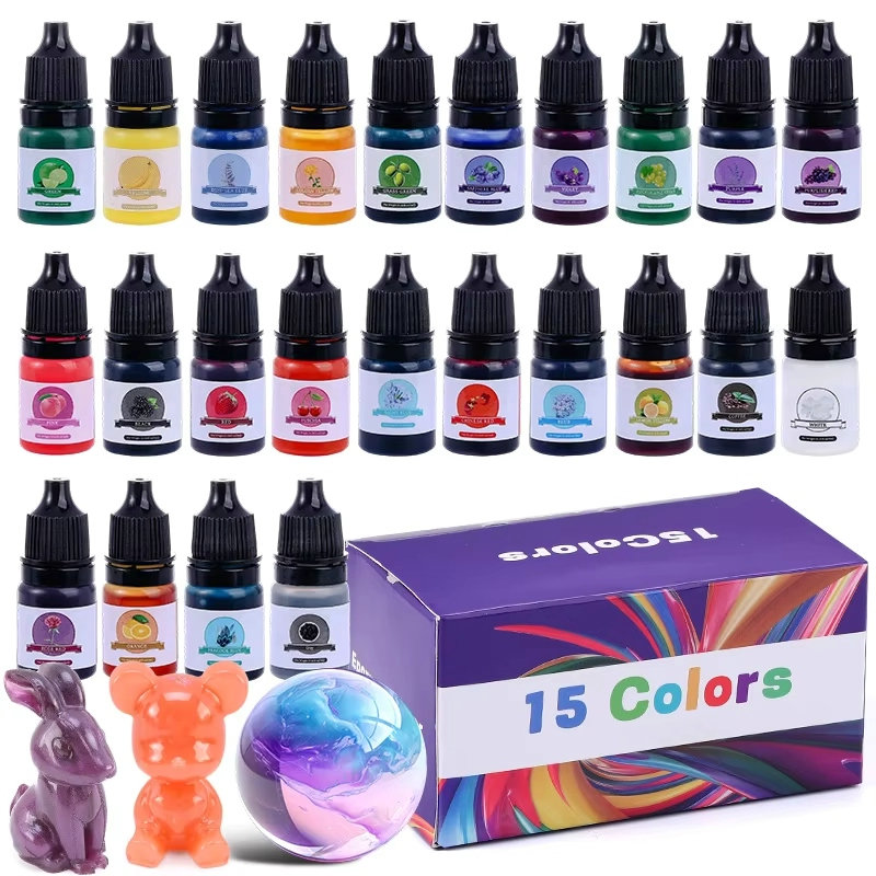 สีผสมเรซิ่นอีพ็อกซี่ 24 สีสดใส - Uv Resin Clear Hard บทวิจารณ์และราคา