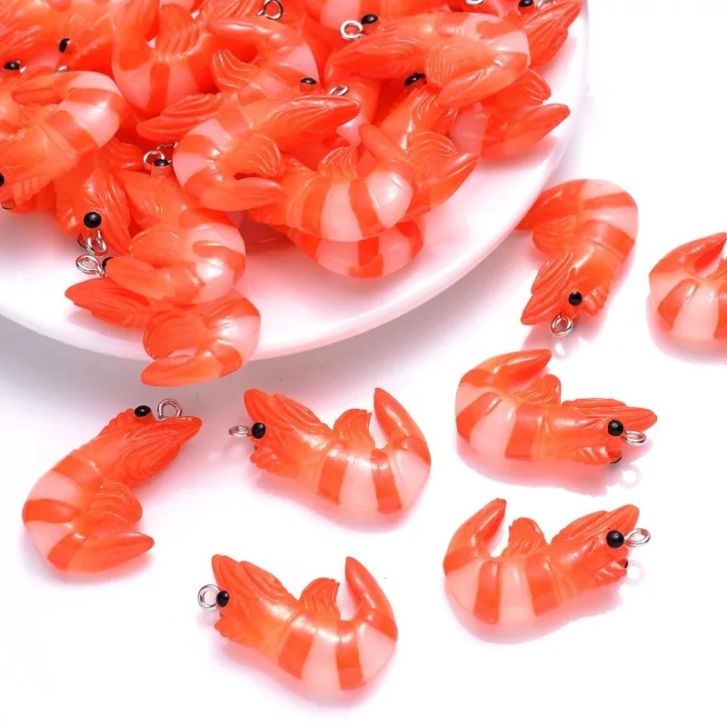 จี้อะคริลิคเรซิ่นรูปอาหารทะเลก - Resin Art Box บทวิจารณ์และราคา