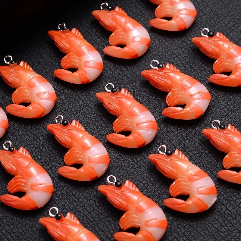 จี้อะคริลิคเรซิ่นรูปอาหารทะเลก - Resin Art Box บทวิจารณ์และราคา