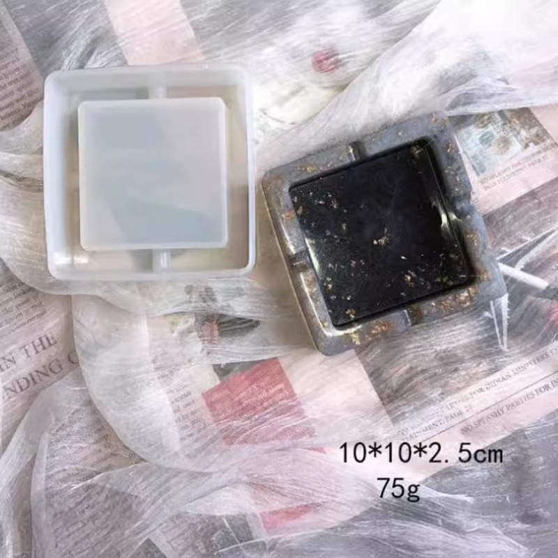 ซิลิโคน Ashtray แม่พิมพ์คริสตั - Resin Art Tray บทวิจารณ์และราคา