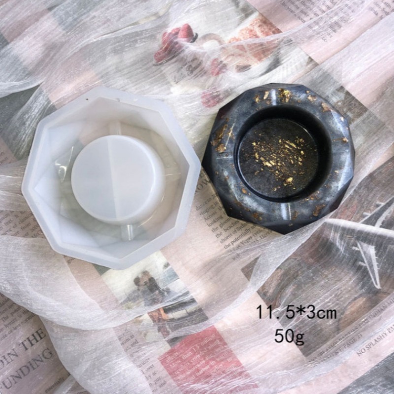 ซิลิโคน Ashtray แม่พิมพ์คริสตั - Resin Art Tray บทวิจารณ์และราคา