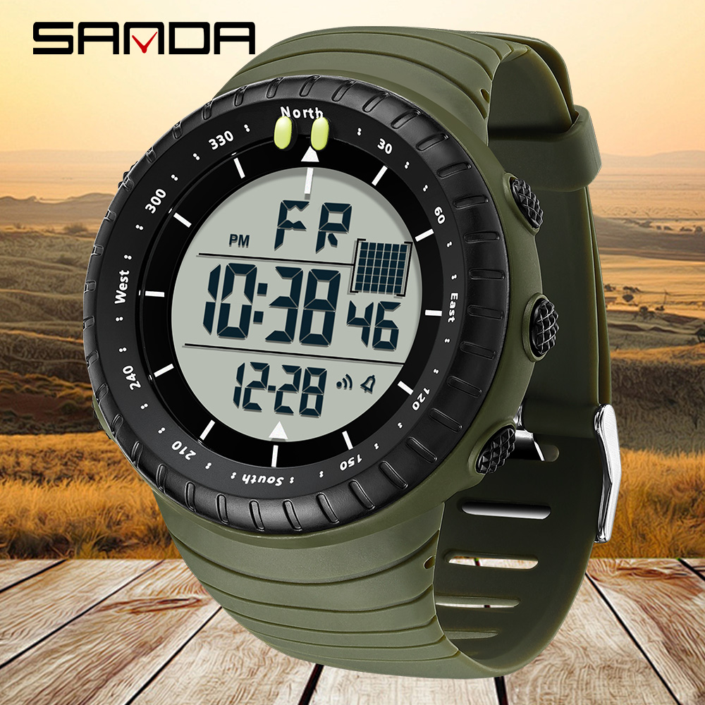 SANDA ใหม่ 6256 นาฬิกาอิเล็กทร - Resin Art Underwater บทวิจารณ์และราคา