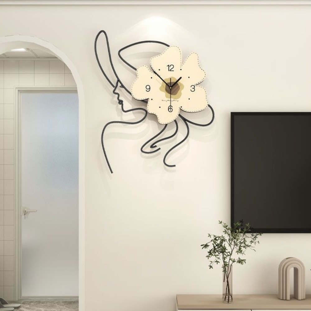 ห้องนั่งเล่นนาฬิกาแขวนขนาดใหญ่ - Resin Art Wall Clock บทวิจารณ์และราคา
