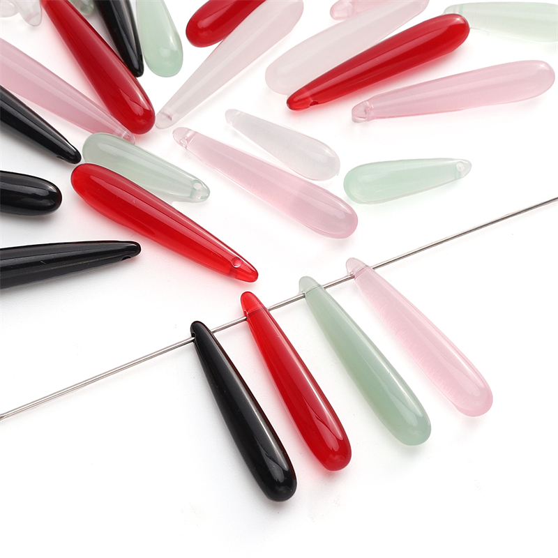 5 ชิ้น ลูกปัดเรซิ่นรูปหยดน้ำ ล - Resin Art Earrings บทวิจารณ์และราคา