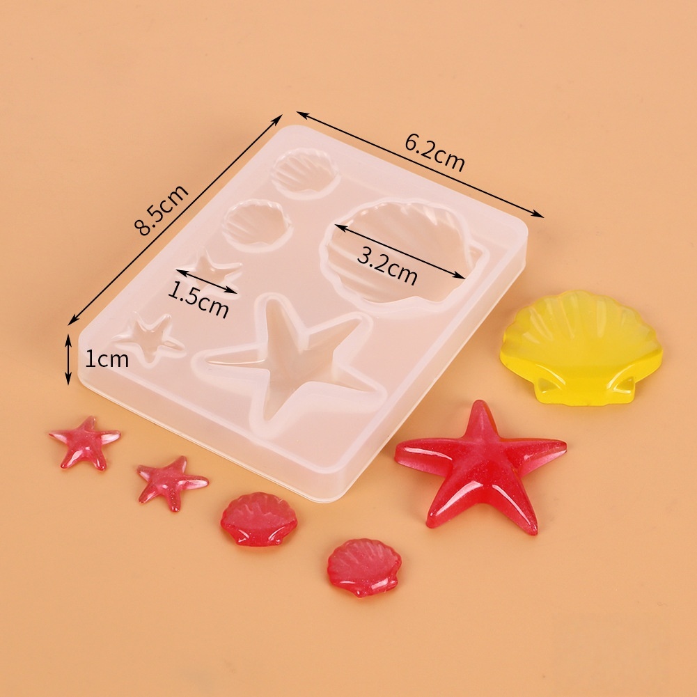 แม่พิมพ์ซิลิโคนสำหรับทำจี้เรซิ - Silicone Mold Ocean บทวิจารณ์และราคา