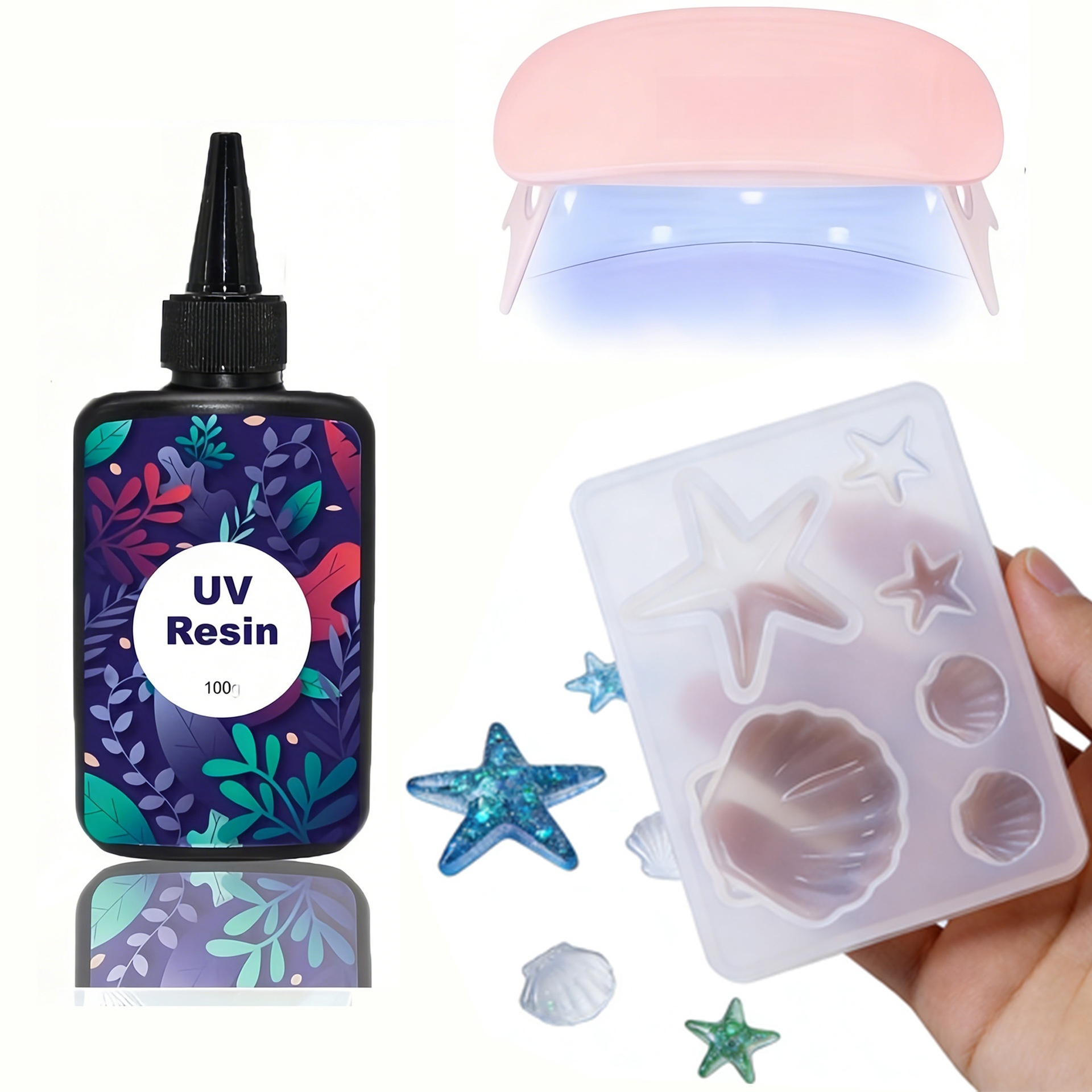 แม่พิมพ์ซิลิโคนสำหรับทำจี้เรซิ - Silicone Mold Ocean บทวิจารณ์และราคา