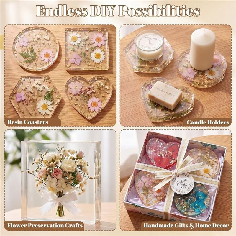 [ABFI!】 แม่พิมพ์เรซิ่นสำหรับงา - Coaster Mold Square บทวิจารณ์และราคา