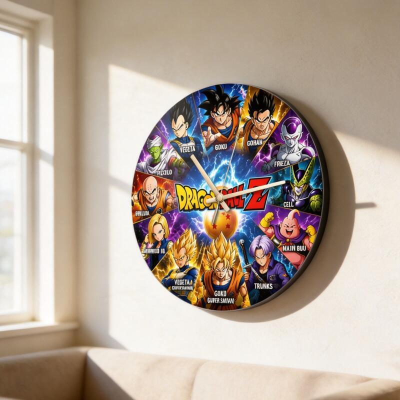 นาฬิกาแขวนผนังทรงกลมลายดราก้อน - Resin Art Wall Clock บทวิจารณ์และราคา