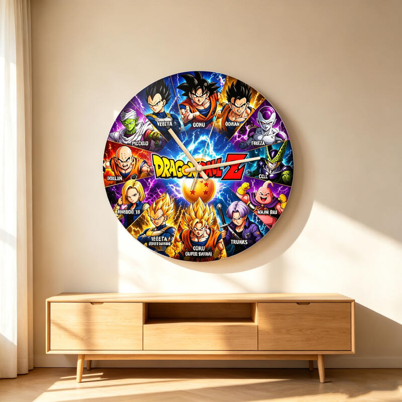 นาฬิกาแขวนผนังทรงกลมลายดราก้อน - Resin Art Wall Clock บทวิจารณ์และราคา