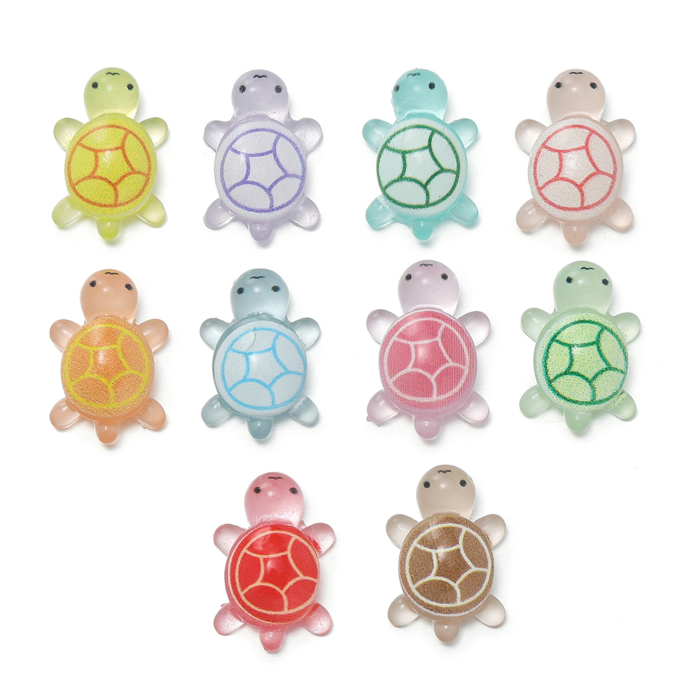 10 ชิ้น/ล็อต ลูกปัดเต่าทะเลเรซ - Resin Art Decor บทวิจารณ์และราคา
