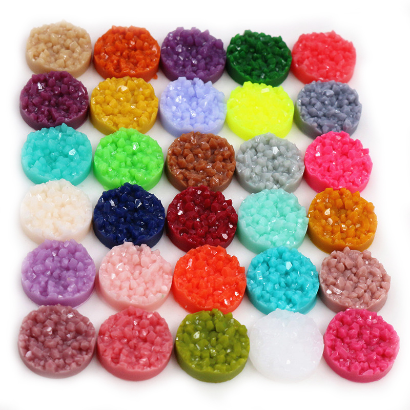 40pcs เรซิ่น Druzy Cabochons โ - Resin Art Earrings บทวิจารณ์และราคา