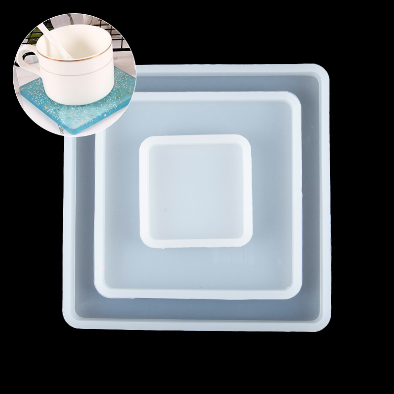 แม่พิมพ์ซิลิโคนทรงสี่เหลี่ยมสำ - Coaster Mold Square บทวิจารณ์และราคา