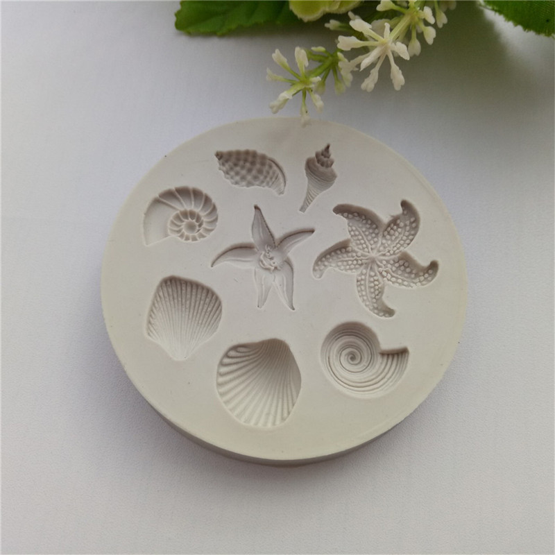 ใหม่【แม่พิมพ์ซิลิโคนเค้กช็อกโก - Silicone Mold Ocean บทวิจารณ์และราคา