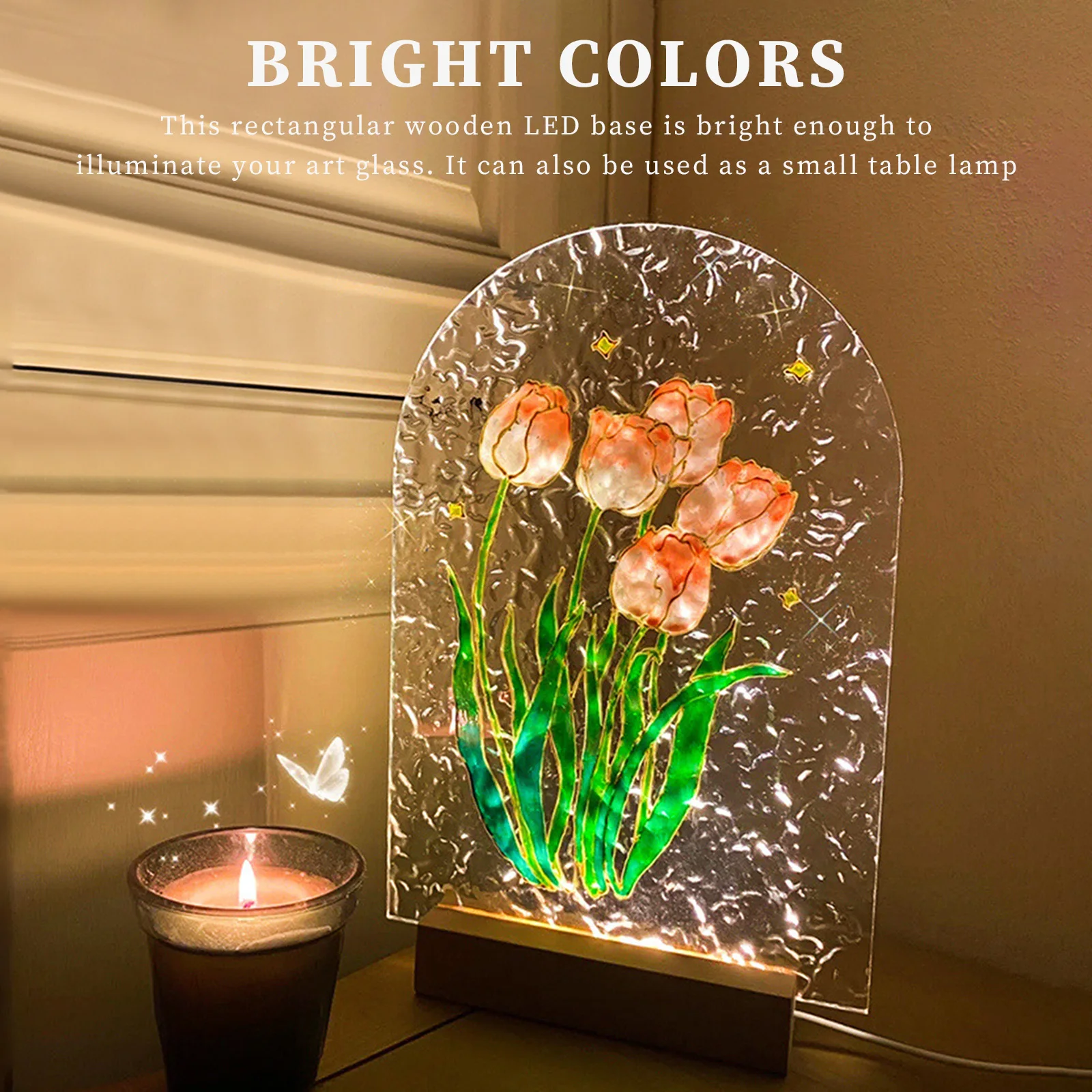 ฐานไม้ LED สำหรับตกแต่งเรซิ่น  - Resin Art Stand บทวิจารณ์และราคา