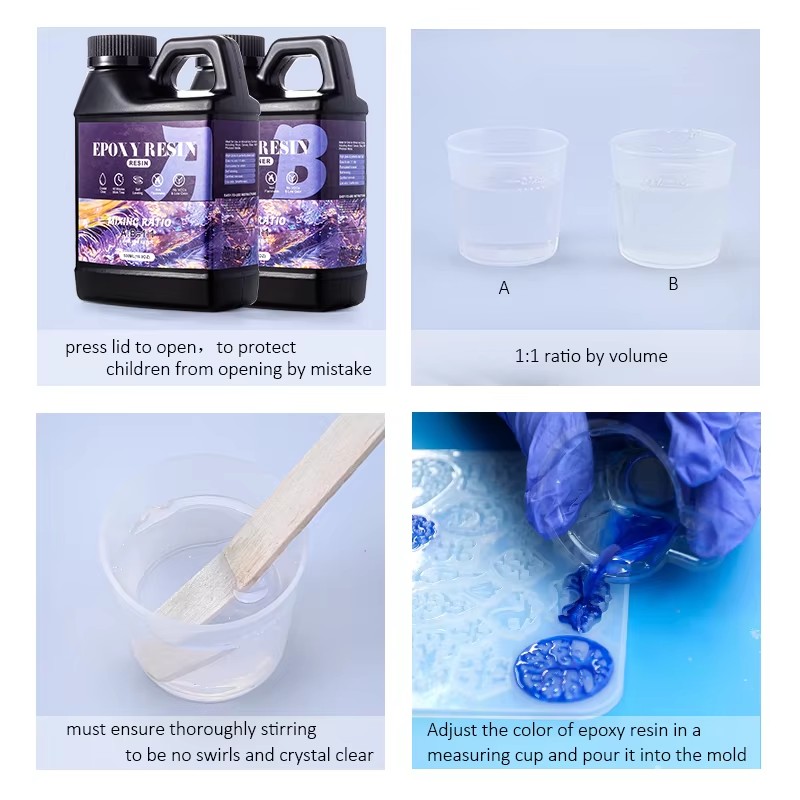 ผสมง่าย 1:1 ชุดเรซินอีพ็อกซี่ค - Uv Resin Clear Hard บทวิจารณ์และราคา