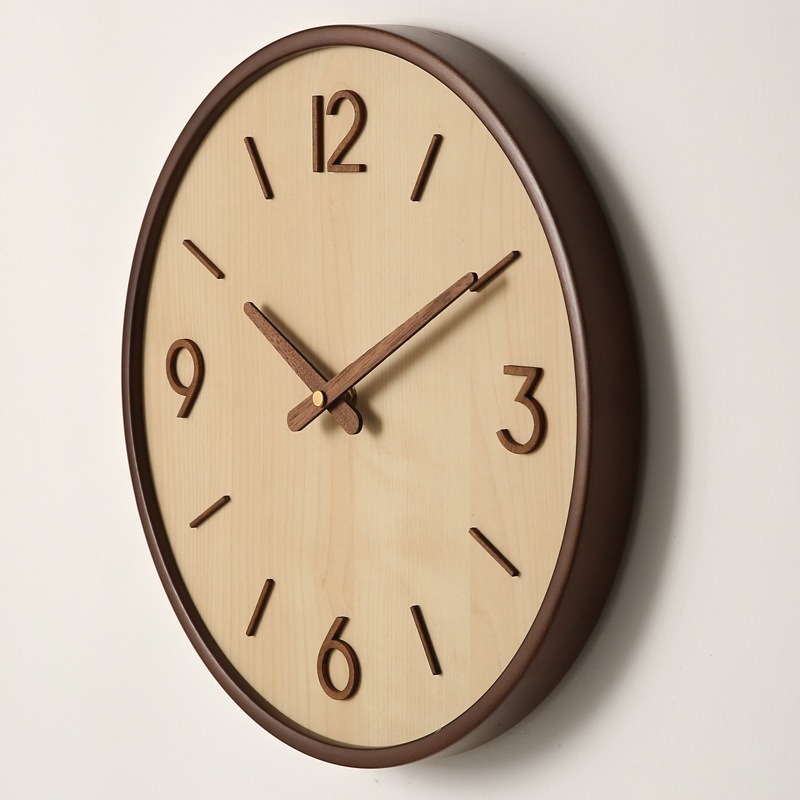 โมเดิร์นไม้ Silent Art Wall นา - Resin Art Wall Clock บทวิจารณ์และราคา