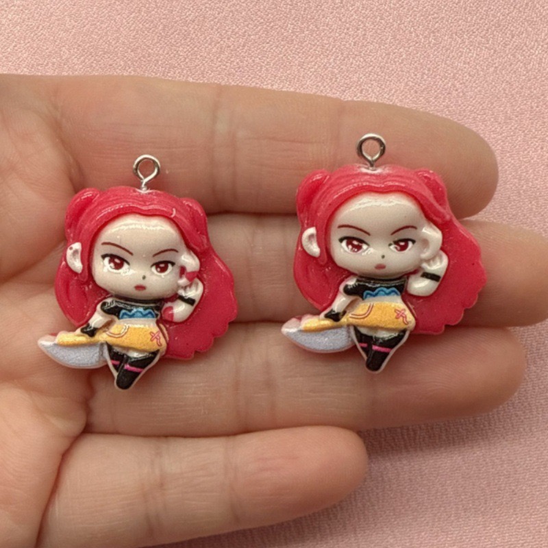 จี้การ์ตูนเรซิ่น 10 ชิ้น, ต่าง - Resin Art Handmade บทวิจารณ์และราคา