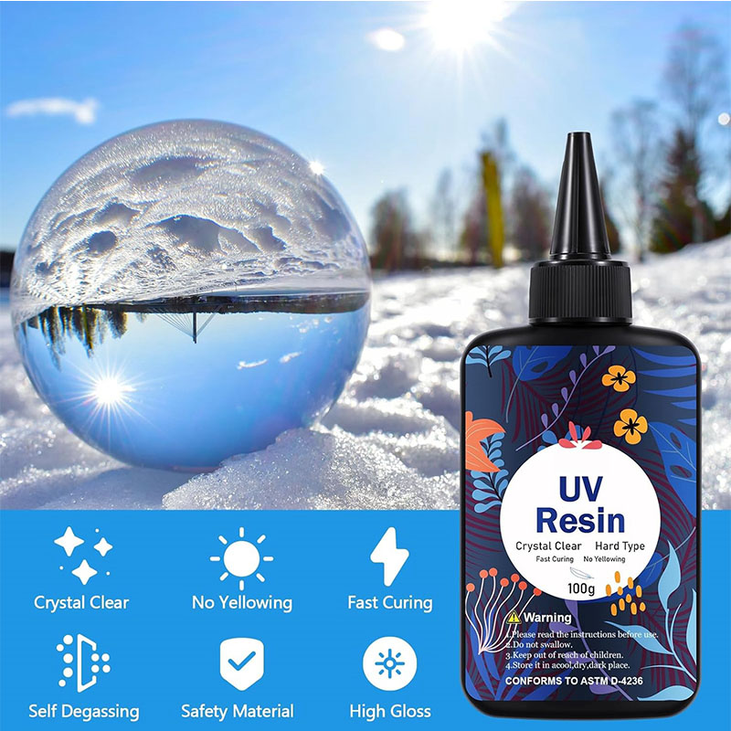 ชุดเรซิน UV รุ่นอัพเกรด 100G/3 - Uv Resin Clear Hard บทวิจารณ์และราคา