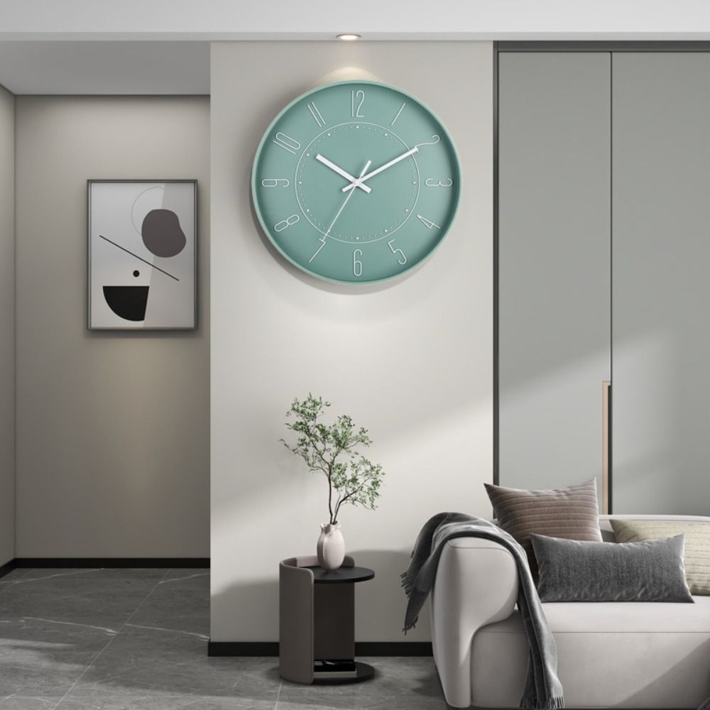 นาฬิกาแขวนผนังพลาสติกทันสมัย น - Resin Art Wall Clock บทวิจารณ์และราคา