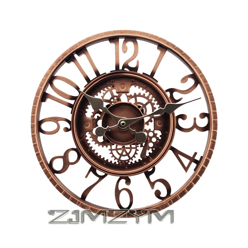 นาฬิกาแขวนผนังกันน้ำย้อนยุคกลา - Resin Art Wall Clock บทวิจารณ์และราคา