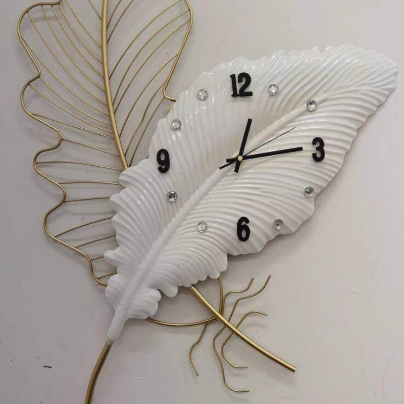 นาฬิกาแขวนผนังลายขนนก นาฬิกาติ - Resin Art Wall Clock บทวิจารณ์และราคา
