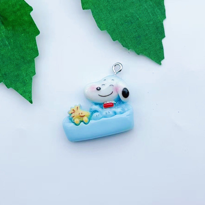 จี้รูปสุนัขการ์ตูนเรซิ่น 12 ชิ - Resin Art Earrings บทวิจารณ์และราคา