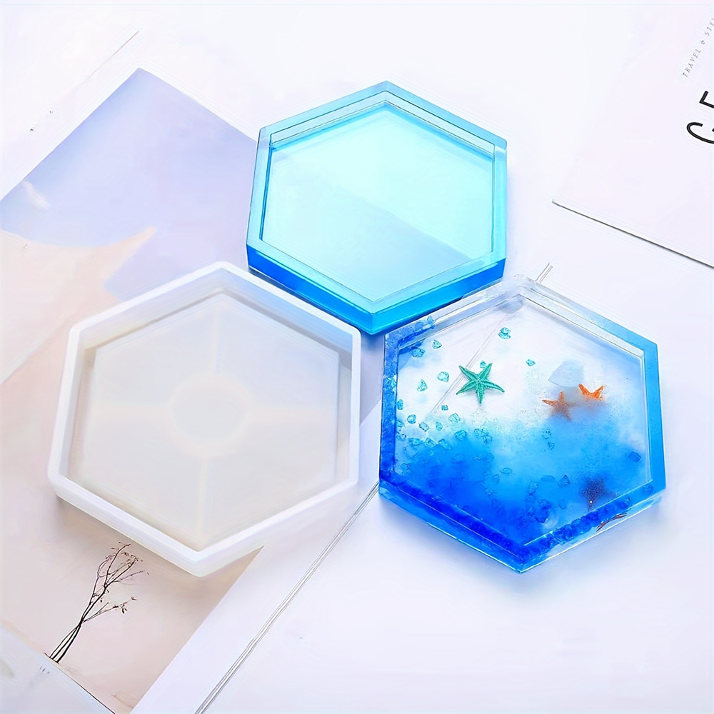ถาดรองแก้วสำหรับเก็บของ4ชิ้น/เ - Resin Art Tray บทวิจารณ์และราคา